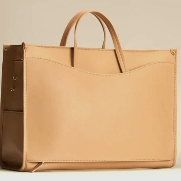 Brand New Oleada NYC Reverie Tote in toffee - fits up to 16" Laptop - Picture 5 of 5